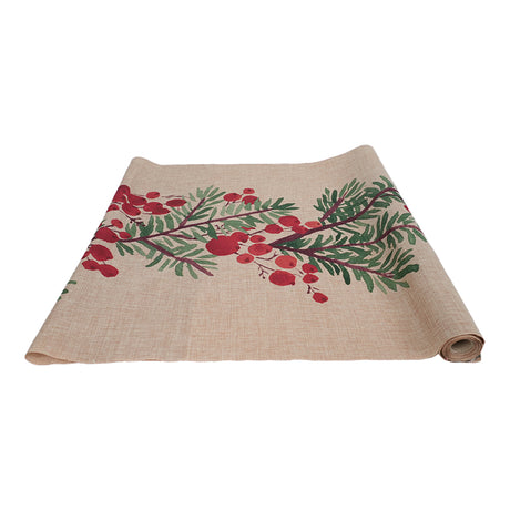 arpimex arpimex rotolo stampato bacche natalizie h 48 cm l 35 ml rosso verde ean 8018318528026