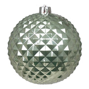 ARPIMEX Christmas Ball with Spangles D 150 mm Sage Green Plastic