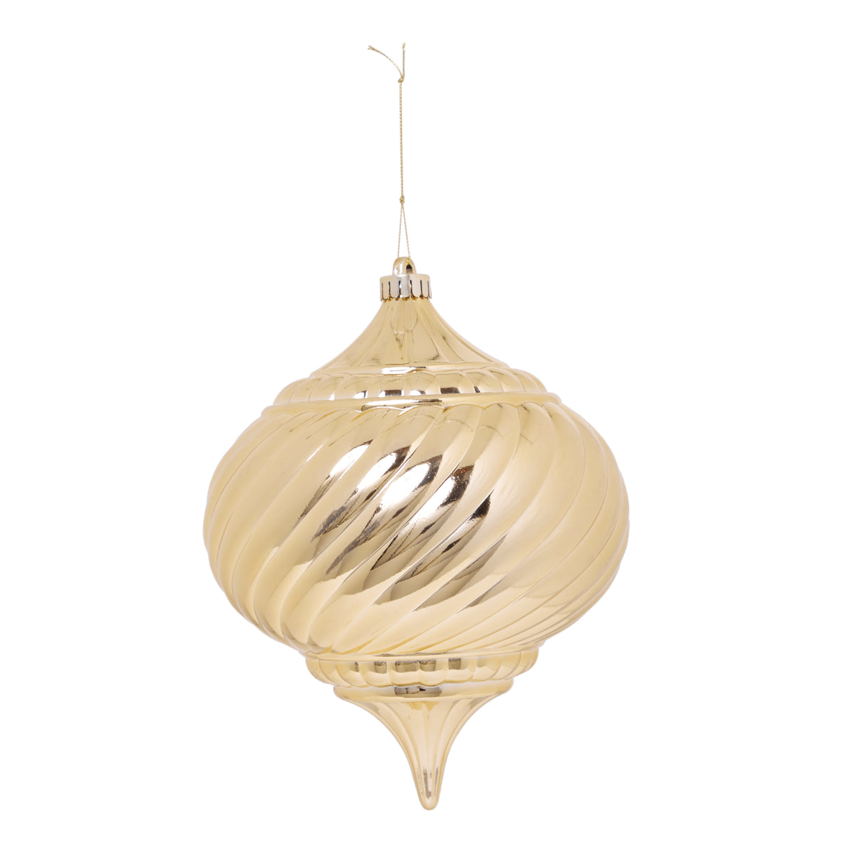 arpimex arpimex sfera goccia rigata di natale d 150 mm plastica oro ean 8018318906718