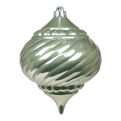 arpimex arpimex sfera goccia rigata di natale d 150 mm plastica verde salvia ean 8018318536236