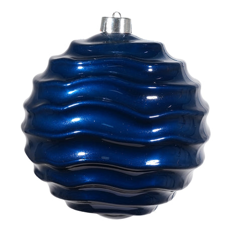 arpimex arpimex sfera rigata di natale d 150 mm plastica blu scuro ean 8018318536090