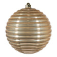 arpimex arpimex sfera rigata di natale d 200 mm plastica beige ean 8018318537615