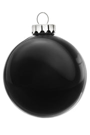 ARPIMEX Box 12 Glass Christmas Balls D 10 Cm Black