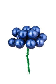 ARPIMEX Box 144 Mini Glass Christmas Balls D 20 Mm Blue