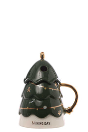 ARPIMEX Christmas Tree Container 10 x 10 x 16 Cm Green