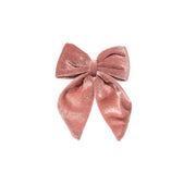 ARPIMEX Christmas Bow Velvet 13 x 15 cm Pink