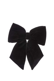 ARPIMEX Christmas Bow Velvet 30cm Black
