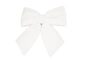 ARPIMEX Christmas Bow Velvet 40cm White