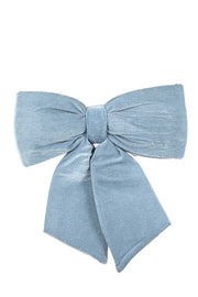 ARPIMEX Christmas Bow Velvet 40cm Blue