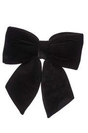 ARPIMEX Christmas Bow Velvet 40cm Black