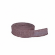 Nastro juta lavanda naturale per confezioni e decorazioni rustiche; eventi, cerimonie, bomboniere. fioraio. Arpimex 35 mm × 18 mt. ean 8018318258374