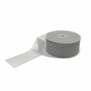 Arpimex Silver Polyester Mesh Net Ribbon 50 mm 18 m