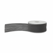 Arpimex Ribbon Nancy Matte Grey White Trim 40 mm 20 mt