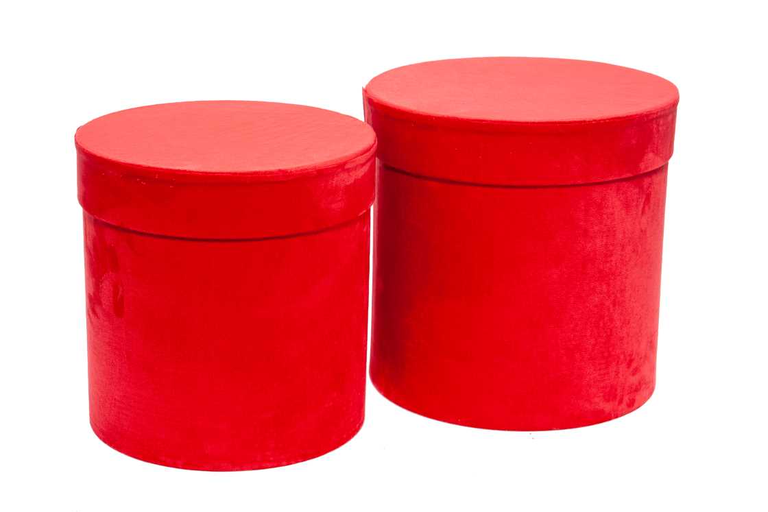 immagine-1-arpimex-set-2-cappelliere-velluto-d-26-cm-h-26-cm-rosso