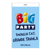 Big Party TNT Tablecloth 160 x 260 Cm Light Blue