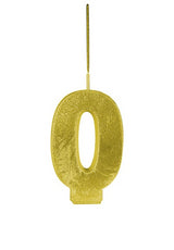 bigiemme bigiemme candela magic number nr 0 doppio uso scintillante e fiamma h 68 cm oro ean 8006941012159