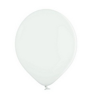 Bigiemme 10.5" / 27cm White Latex Balloon, 12 Pcs