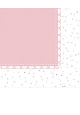 bigiemme bigiemme tovagliolo baby cuori rosa 33 x 33 cm cf 20 pz ean 8054317181923