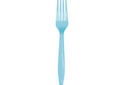 Bigiemme Plastic Fork H 18 Cm Blue 24 Pcs