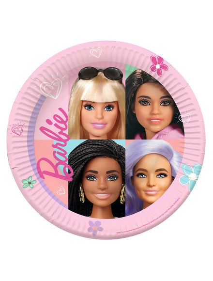 immagine-1-bigiemme-piatto-barbie-sweet-life-d-23-cm-8-pz-ean-194099137812