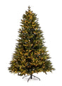 bizzotto bizzotto albero di natale berkshire h 270 cm d 170 cm 9 896 rami 3 100 led verde