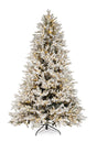 bizzotto bizzotto albero di natale berskshire innevato h 210 cm d 132 cm 4 943 rami 1 900 luci bianco ean 8051836720190