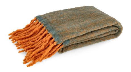 bizzotto bizzotto coperta winnie di natale con frange 130 x 170 blu arancione ean 8051836754041