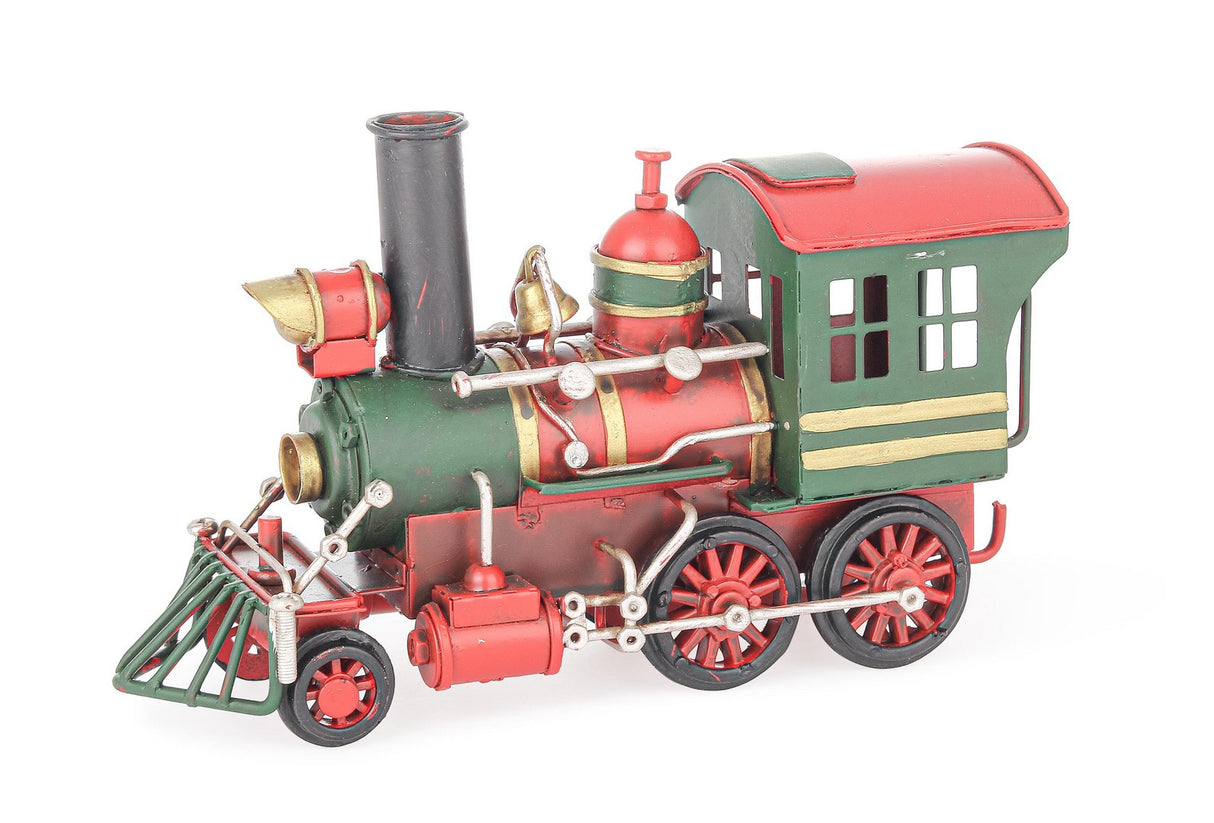 bizzotto bizzotto decorazione di natale motor locomotiva h 95 cm 16 x 55 cm rosso verde ean 8051836707283