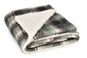Bizzotto Laurence Christmas Throw Blanket, 130 x 160 cm, Green
