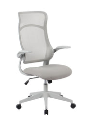 Bizzotto C-Br Zolder Office Chair in Grey with Lumbar Support