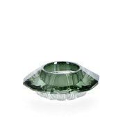 Bizzotto Tealight Holder 1P Eldrid H 3.3 Cm D 9 Cm Green Glass
