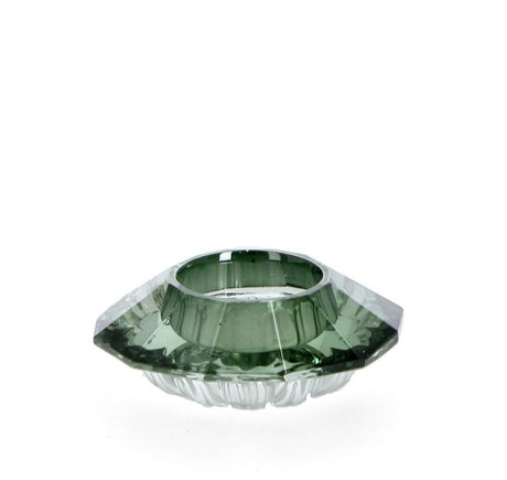 bizzotto bizzotto porta tealight 1p eldrid h 33 cm d 9 cm vetro verde ean 8051836751149