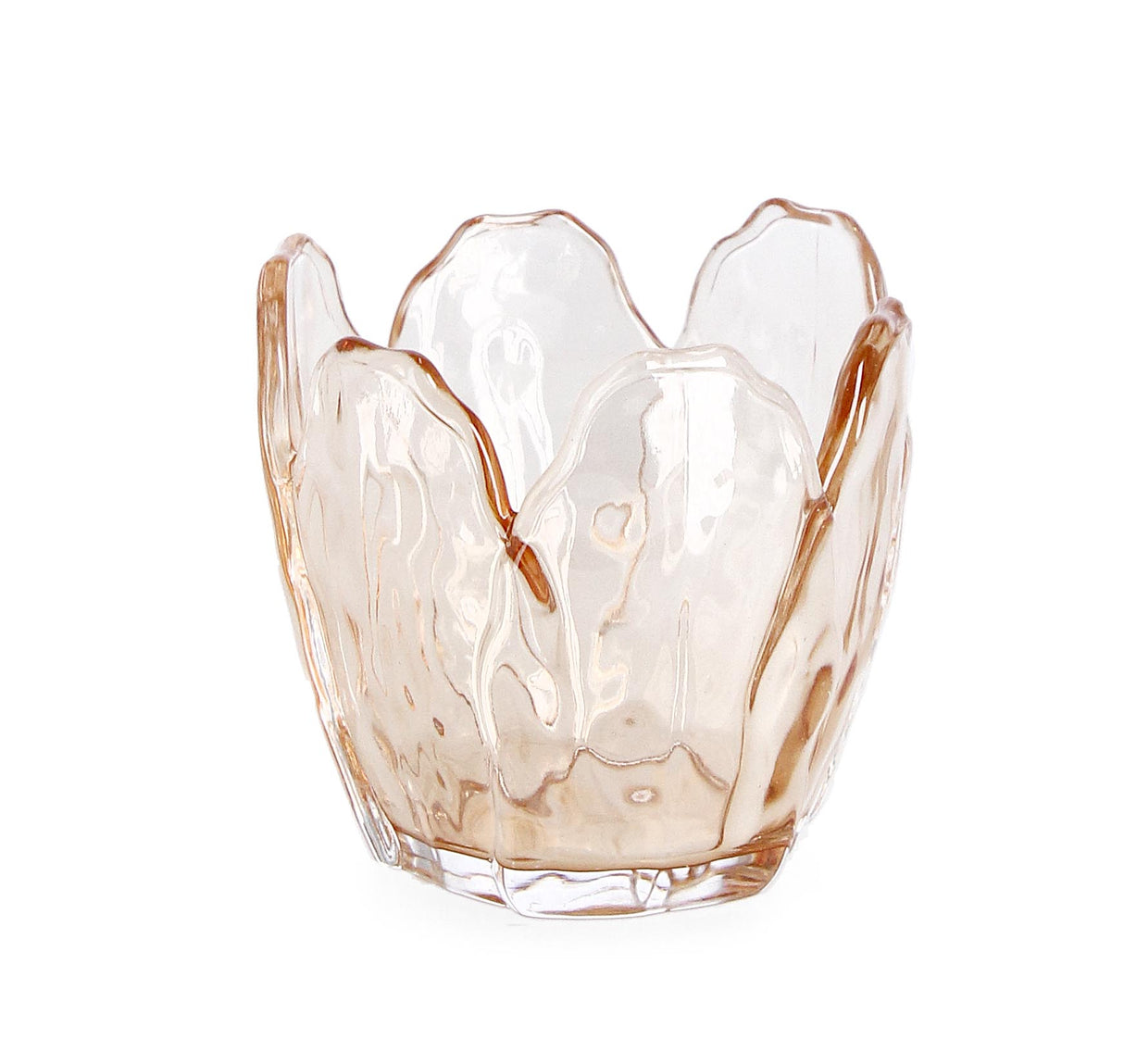 bizzotto bizzotto porta tealight 1p harald natale h 8 cm d 85 cm vetro ambra ean 8051836750975