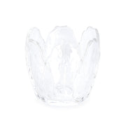 Bizzotto Tealight Holder 1P Harald Christmas H 8 cm D 8.5 cm Clear Glass