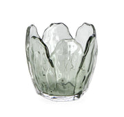 Bizzotto Tealight Holder 1P Harald Christmas H 8 Cm D 8.5 Cm Green Glass