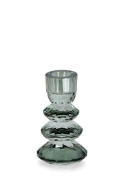 Bizzotto 1-Candle Holder Eldrid H 10.8 cm D 6 cm Green Glass