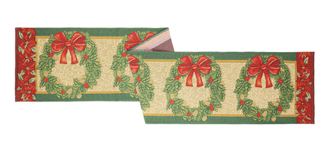 bizzotto bizzotto runner coronet di natale 183 x 33 cm verde ean 8051836733213