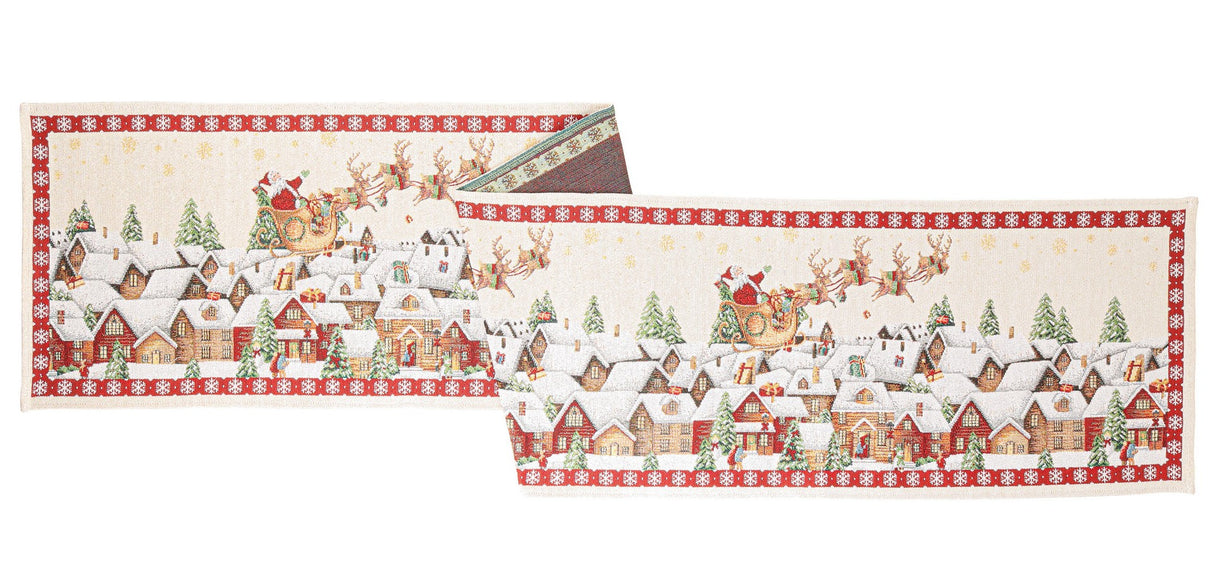 bizzotto bizzotto runner di natale lapland 183 x 33 cm bianco ean 8051836704039