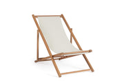Bizzotto Danubio Lounger White Acacia FSC Teak Effect