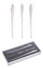 bizzotto bizzotto set 3 pendaglio icicle h 175 cm ass vetro trasparente ean 8051836512689