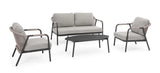 bizzotto bizzotto set salotto miravet divano 2 poltrone e tavolino antracite ean 8051836669000