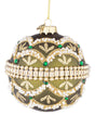 bizzotto bizzotto sfera di natale beloved d 100 mm vetro verde con brillanti e perle ean 8051836743380