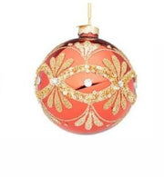 Bizzotto Garish Christmas Ball D 100 cm Red Glass