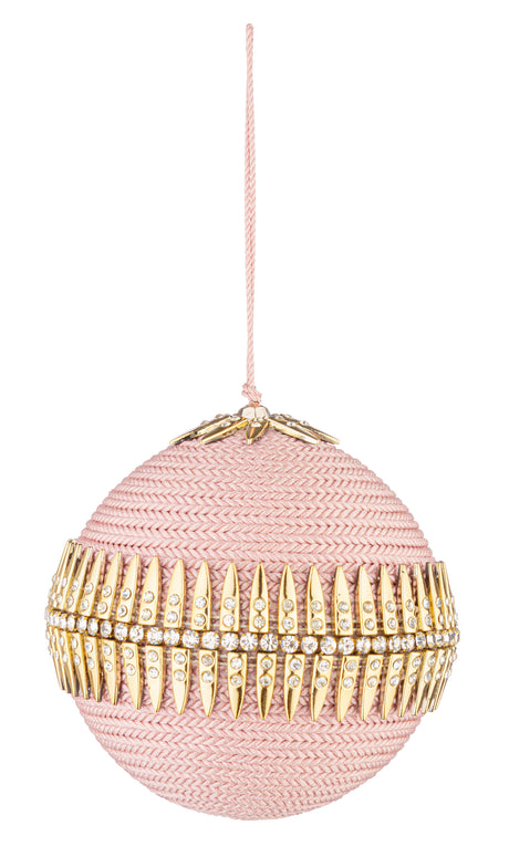 bizzotto bizzotto sfera di natale golden d 100 mm con brillanti rosa ean 8051836739123