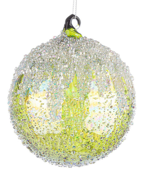 bizzotto bizzotto sfera di natale wink d 100 mm vetro verde ean 8051836734562