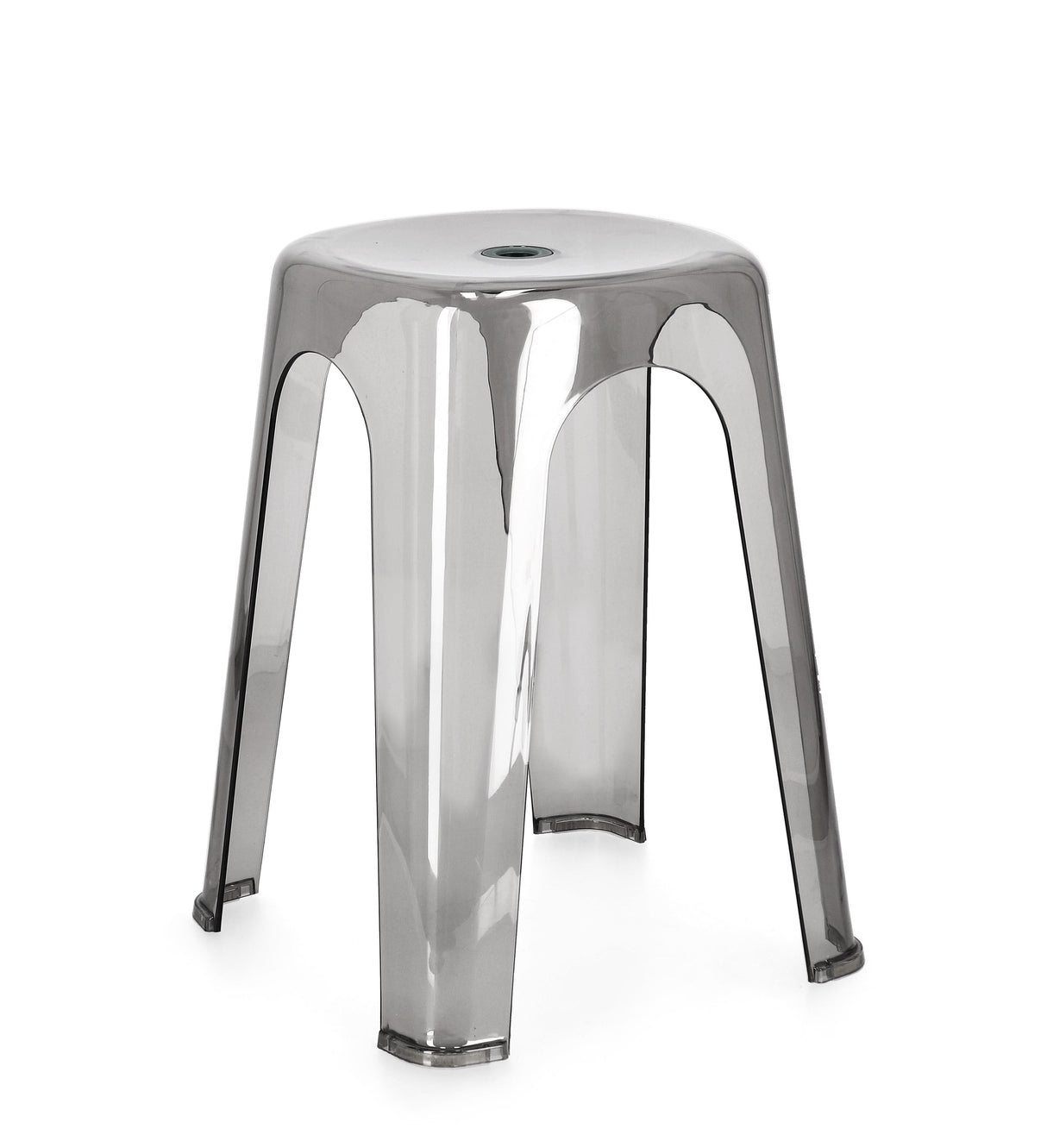 bizzotto bizzotto sgabello sonny h 465 cm grigio trasparente ean 8051836671751