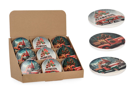 bizzotto bizzotto sottobicchiere di natale gwen pickup ass d 108 cm ceramica multicolor 1 pz ean 8051836760233