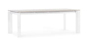 Bizzotto Otavio Extendable Rectangular Table 220 - 280 - 340 x 95 Cm White