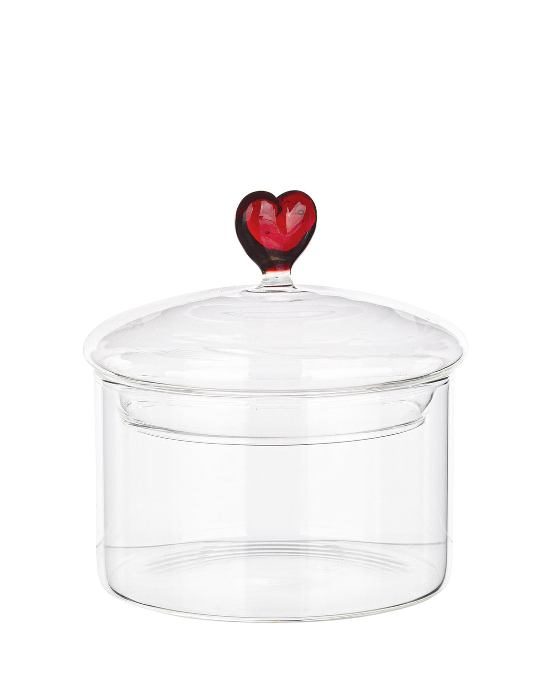 bizzotto bizzotto vaso biscotti di natale astrea con cuore h 11 cm d 10 cm vetro trasparente ean 8051836601413