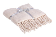 Bizzotto Wilton Christmas Blanket 127 x 152 Cm Ivory